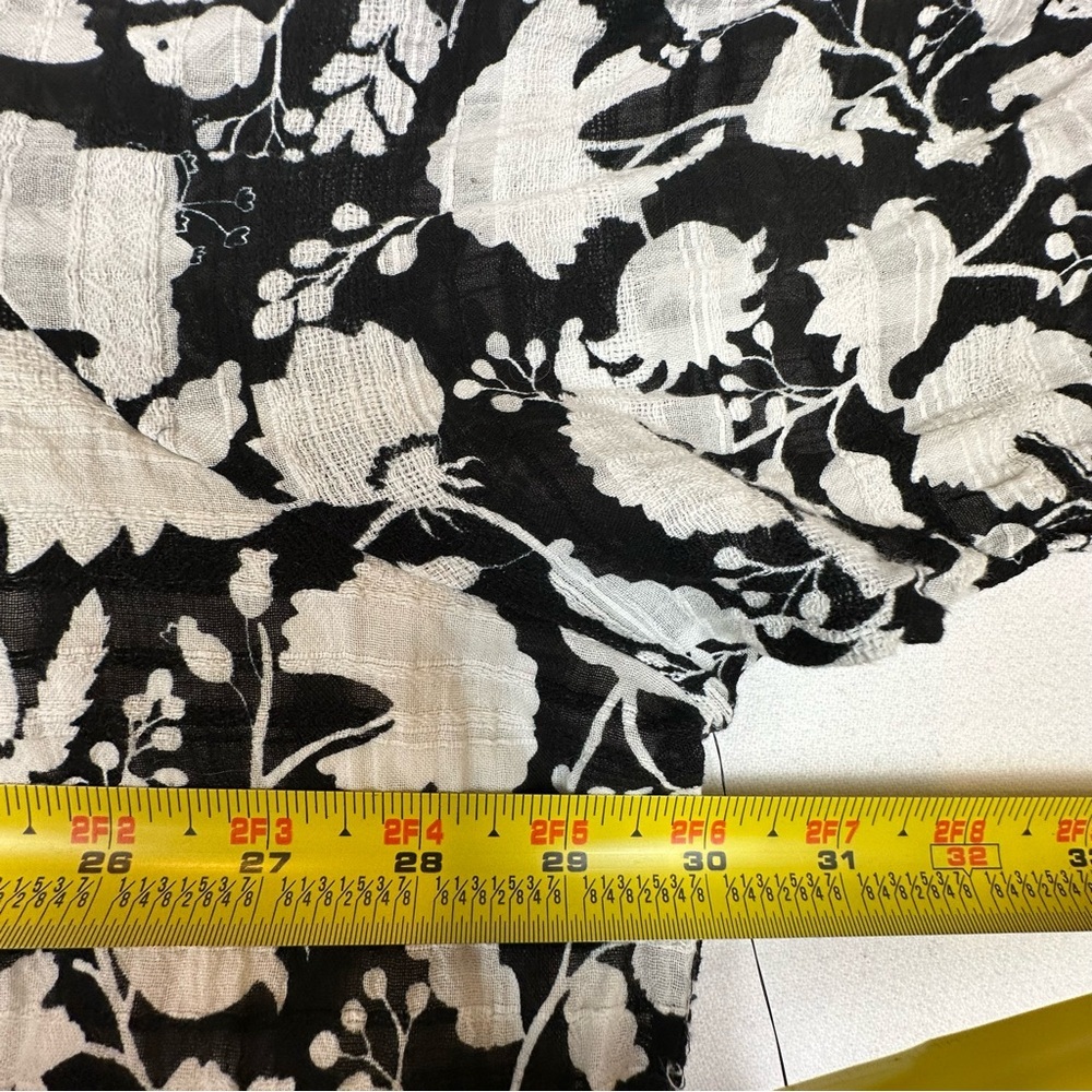 Studio Park Black & White Floral Dress with Sash NWOT - Picture 7 of 8